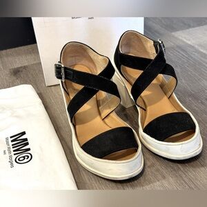 MM6 Maison Martin Margiela Crisscross Heel (Size 37)